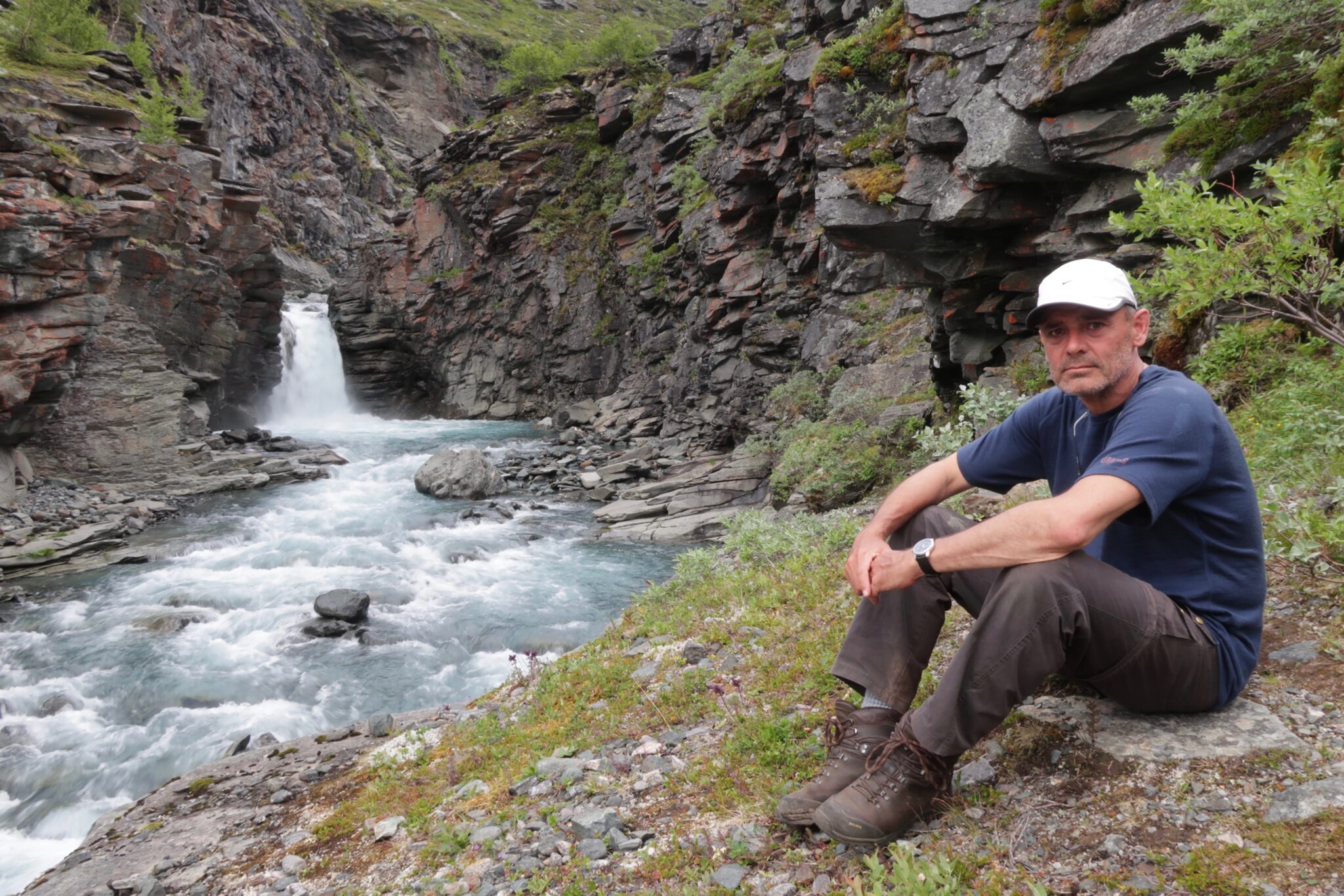 Mats vid Moarhmmajohka i Vistasdalen