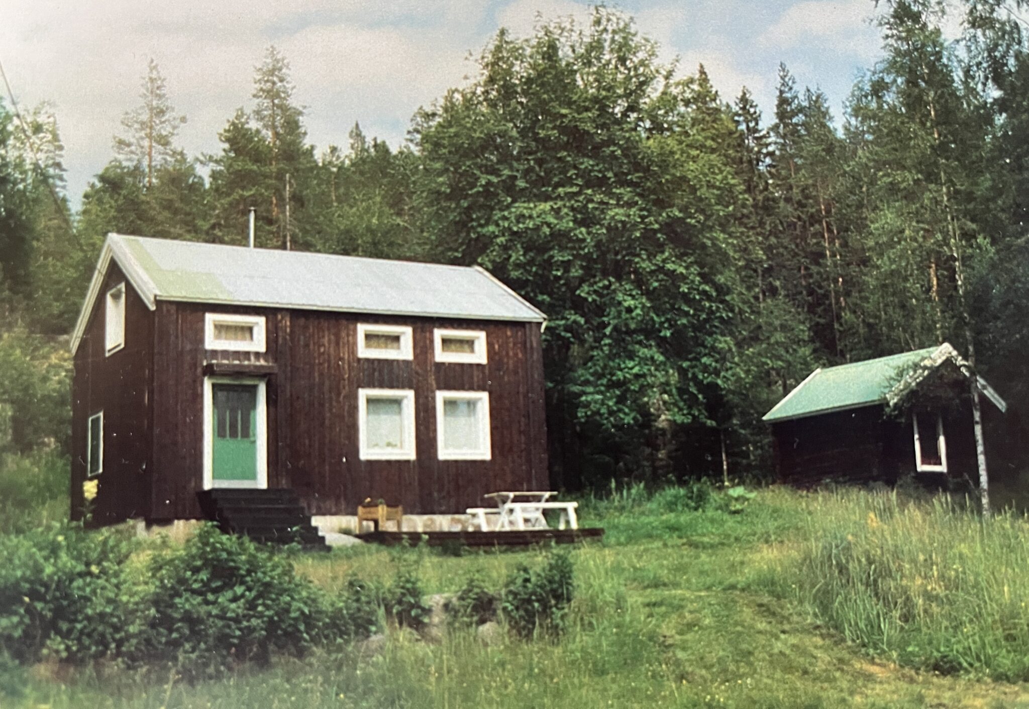 Huset i Drevja i Nassjöbacken där J.O. och Augusta bodde mellan ca 1901-1910